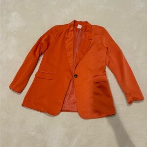 Ellison Vibrant Orange Blazer